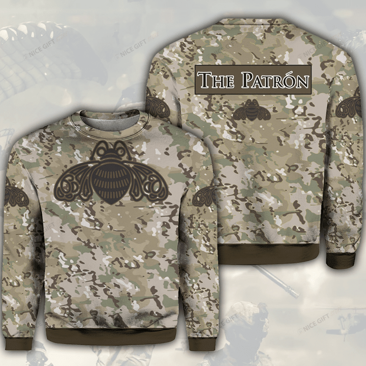 Patron Camouflage Crewneck Sweatshirt 3CS-A7B4