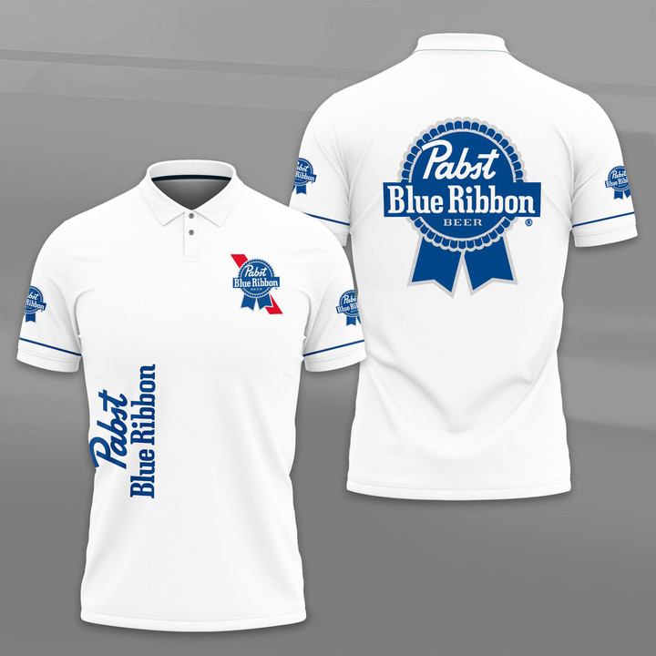 Pabst Blue Ribbon Polo Shirt PBR3011N25 TU