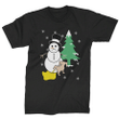 Snowman With Dog Peeing Ugly Christmas XM1009278CL T-Shirt