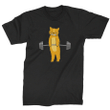 Cat Lifting Weights XM1009128CL T-Shirt