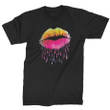 Neon Dripping Lips XM1009236CL T-Shirt