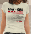 May Girl Facts YW0209452CL T-Shirt
