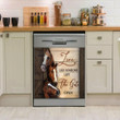 Horse YW0410455CL Decor Kitchen Dishwasher Cover