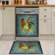 Rooster YW0410536CL Decor Kitchen Dishwasher Cover