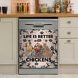 Chicken Farmer YW0410575CL Decor Kitchen Dishwasher Cover