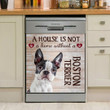 Boston Terrier YW0410713CL Decor Kitchen Dishwasher Cover