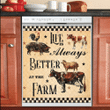 Farm Animal YW0410165CL Decor Kitchen Dishwasher Cover