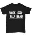 Sarcasm Work Smart Fck Hard YW0910462CL T-Shirt