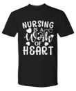 Work Of Heart Funny Nurse Practitioner Graduate Student YW0910585CL T-Shirt