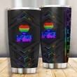 Personalized LGBT Pride Love Is Love YW0510161CL Tumbler