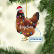 Personalized Chicken XS1311005YI Ornaments