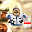 Personalized American Football Shoulder Pads And Helmet NI1711029YC Ornaments