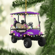 Purple Golf Cart NI1311007XB Ornaments