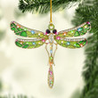 Dragonfly gemstone NI2511002YJ Ornaments