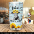 Personalized Cute Cow And Beautiful Sunflower NI2502002YH Tumbler