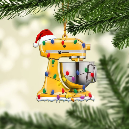 Yellow Christmas Baking Mixer NI0301001XR Ornaments
