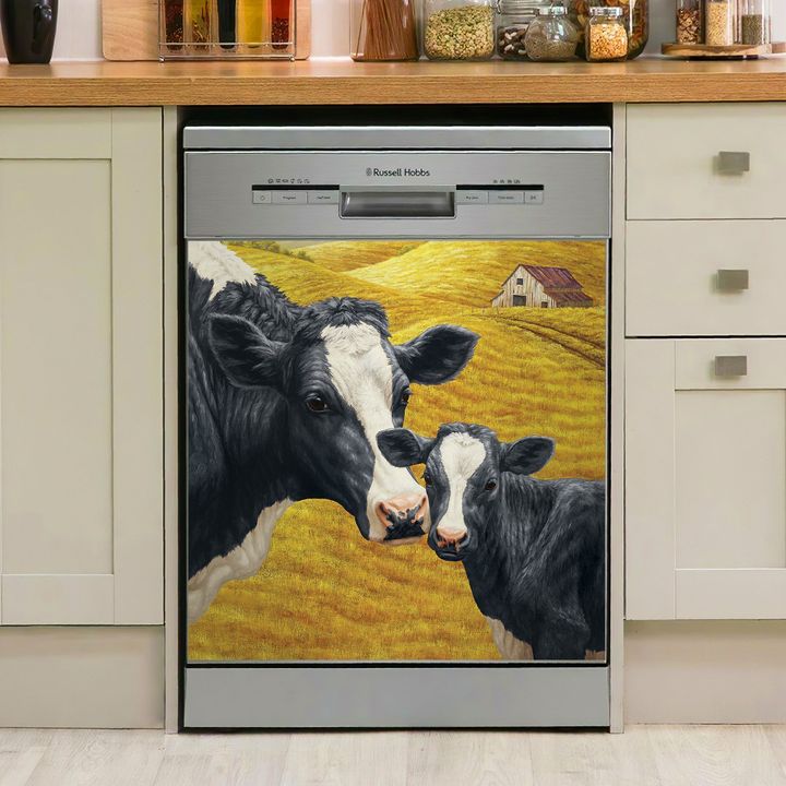 Cow TH2610230CL Decor Kitchen Dishwasher Cover