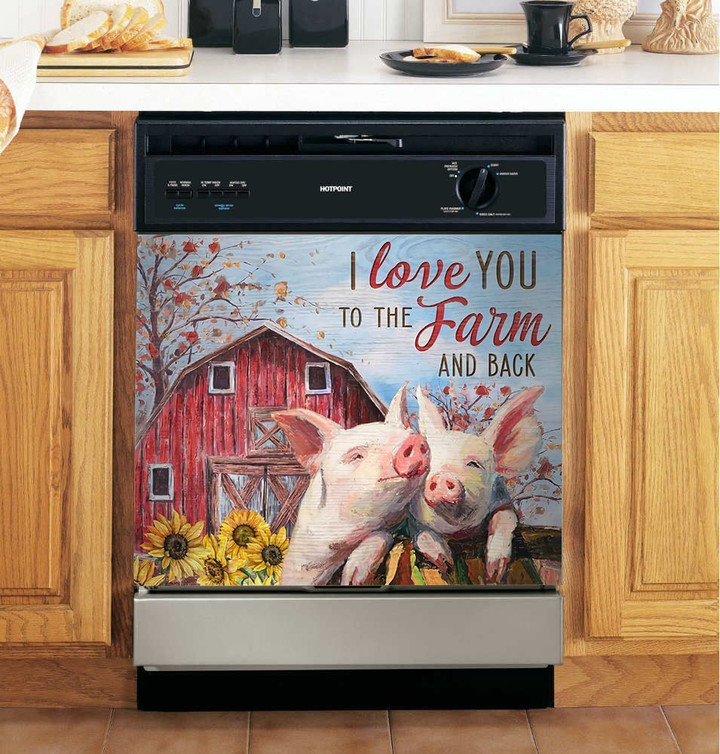 Pig TH0211267CL Decor Kitchen Dishwasher Cover