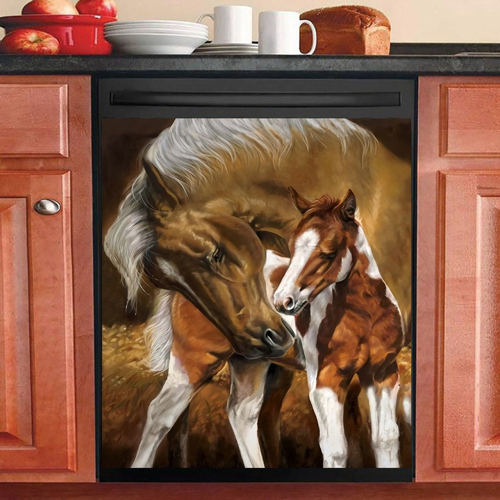 Love Horse Mom Vintage NI1212189KL Decor Kitchen Dishwasher Cover