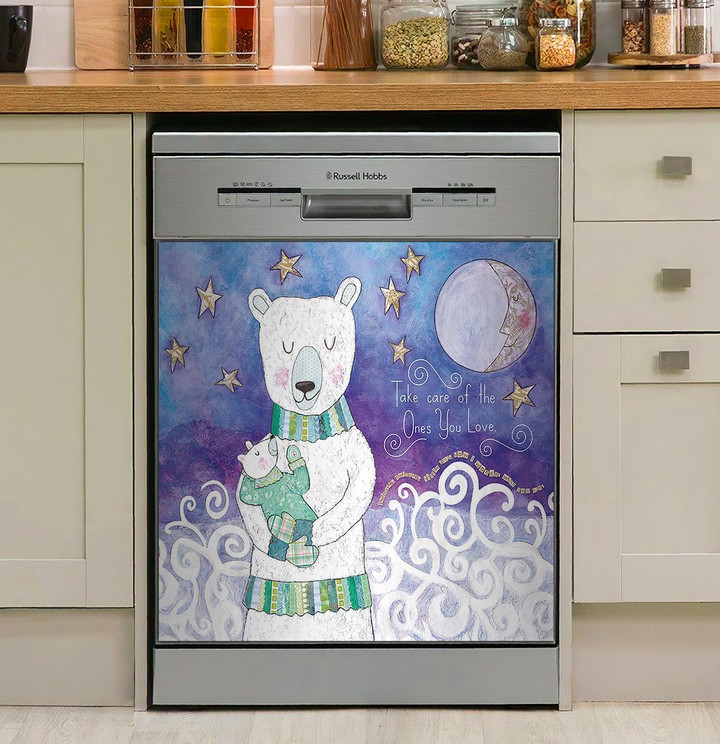 Bear Moonlight NI2711015NT Decor Kitchen Dishwasher Cover