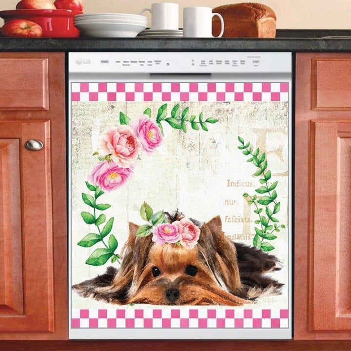 Puppy AM0610297CL Decor Kitchen Dishwasher Cover