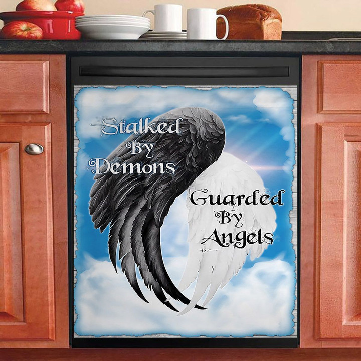 Stalked By Demons Guarded By Angels NI2612208NT Decor Kitchen Dishwasher Cover