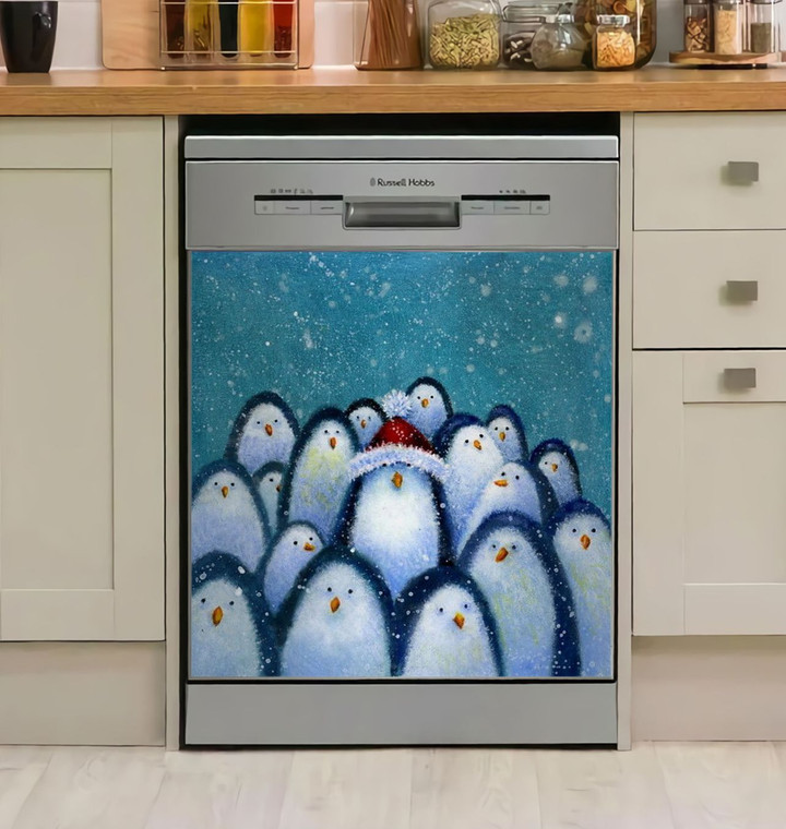 Penguin Hello Winter TH1311691CL Decor Kitchen Dishwasher Cover