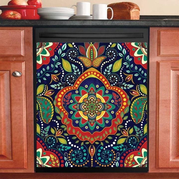 Bohemian AM0510358CL Decor Kitchen Dishwasher Cover