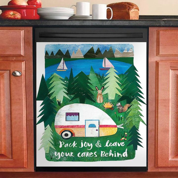 Camping Joy Squirrel NI0112033NT Decor Kitchen Dishwasher Cover