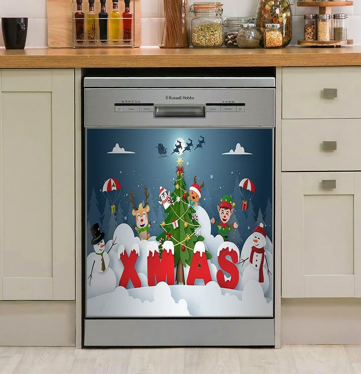 Xmas NI1212003DD Decor Kitchen Dishwasher Cover