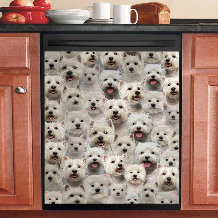 You Will Have A Bunch Of West Highland White Terriers NI1411017LB Decor Kitchen Dishwasher Cover