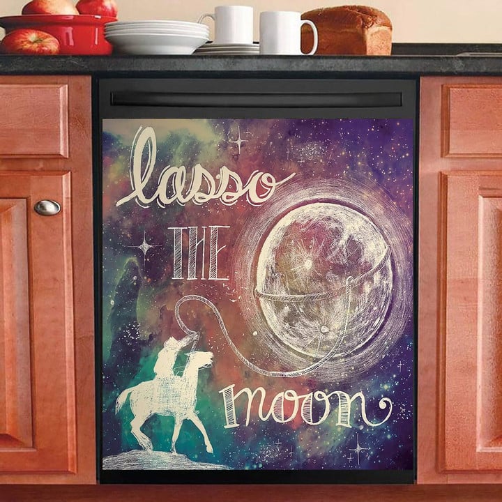 Universe Galaxy Lasso The Moon NI2010021KL Decor Kitchen Dishwasher Cover