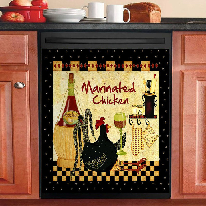 Marinated Chicken NI1802038YB Decor Kitchen Dishwasher Cover