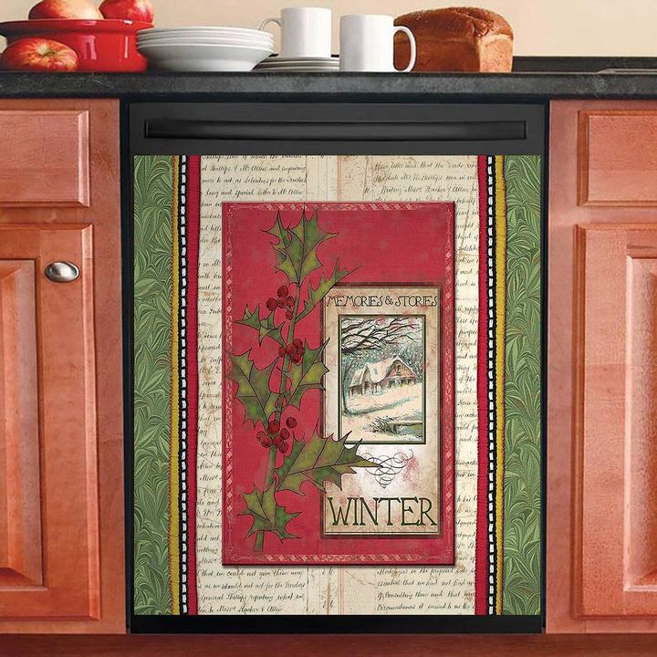Christmas Winter NI2901050YC Decor Kitchen Dishwasher Cover