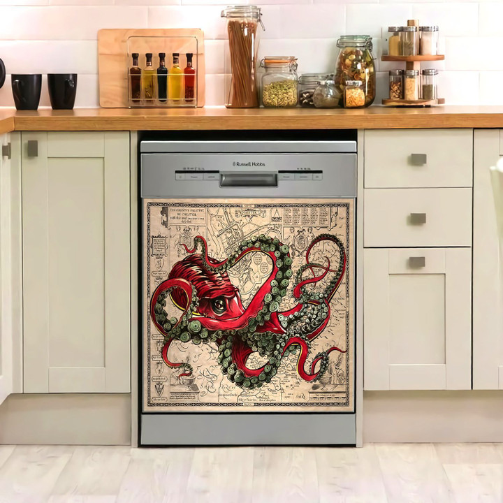 Octopus Hope TH1311572CL Decor Kitchen Dishwasher Cover