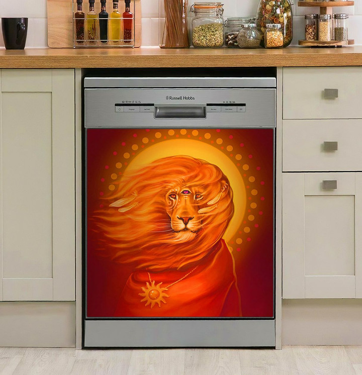 Fire Lion NI2002018YD Decor Kitchen Dishwasher Cover