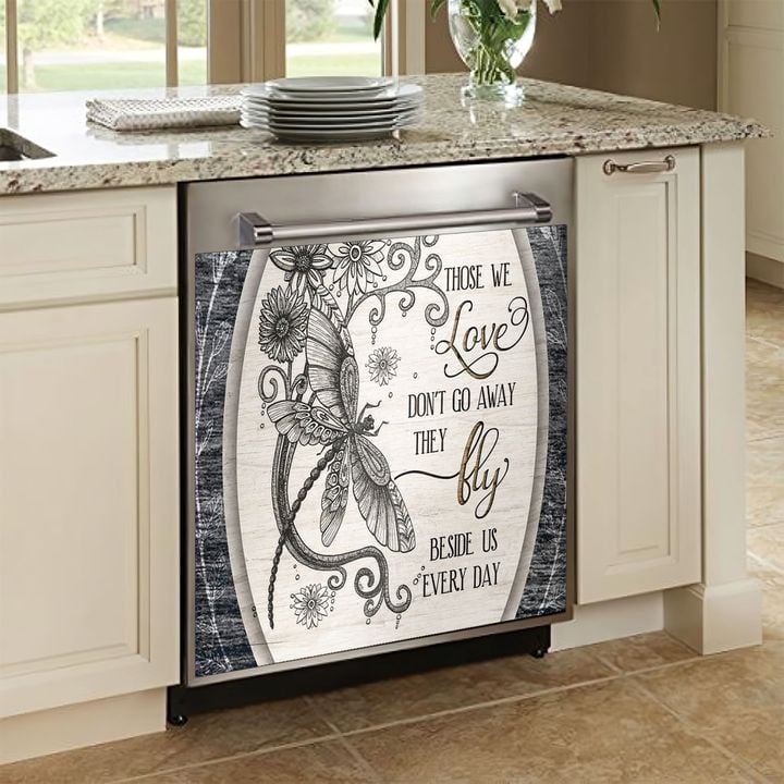 Dragonfly AM0510876CL Decor Kitchen Dishwasher Cover