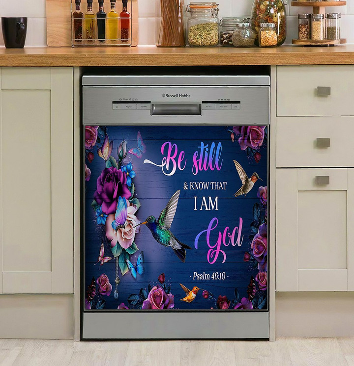 God - Be Still Hummingbird NI0810044NT Decor Kitchen Dishwasher Cover