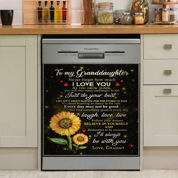 Granddaughter Grammy I Will Always Be With You NI0710030KL Decor Kitchen Dishwasher Cover