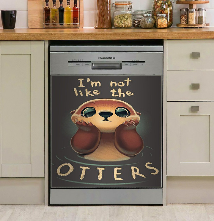 Not Like The Otters NI0912082DD Decor Kitchen Dishwasher Cover