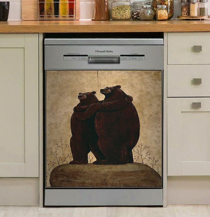 Bear Hug NI2811403NT Decor Kitchen Dishwasher Cover
