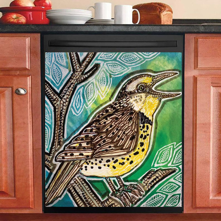 Meadowlark Singing NI0611073KL Decor Kitchen Dishwasher Cover