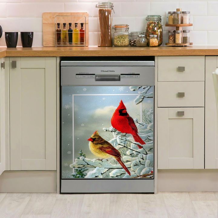 Cardinal Couple GS1210026OD Decor Kitchen Dishwasher Cover