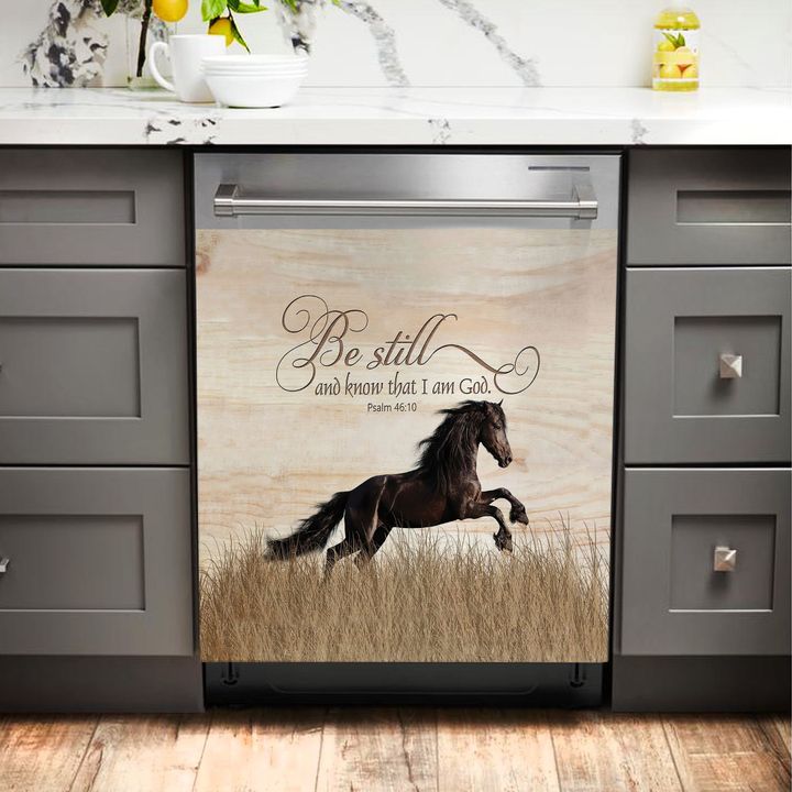 Horse TH2110087CL Decor Kitchen Dishwasher Cover