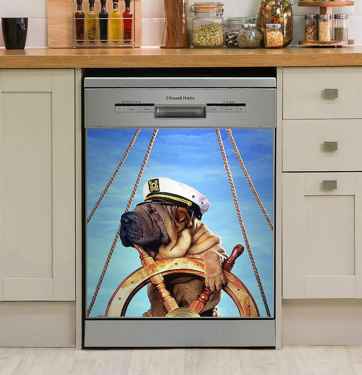 SharPei And Sailing Distracted NI1012055DD Decor Kitchen Dishwasher Cover