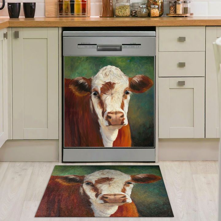 Cow AM0510637CL Decor Kitchen Dishwasher Cover