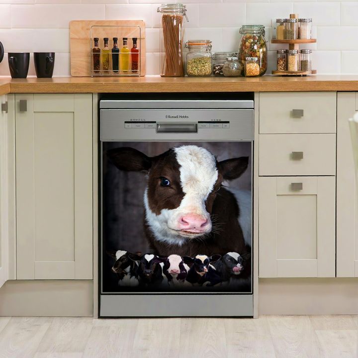 Cow Cute Calves GS1610028OD Decor Kitchen Dishwasher Cover