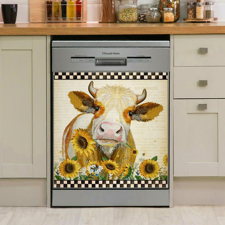 Cow TH2710361CL Decor Kitchen Dishwasher Cover
