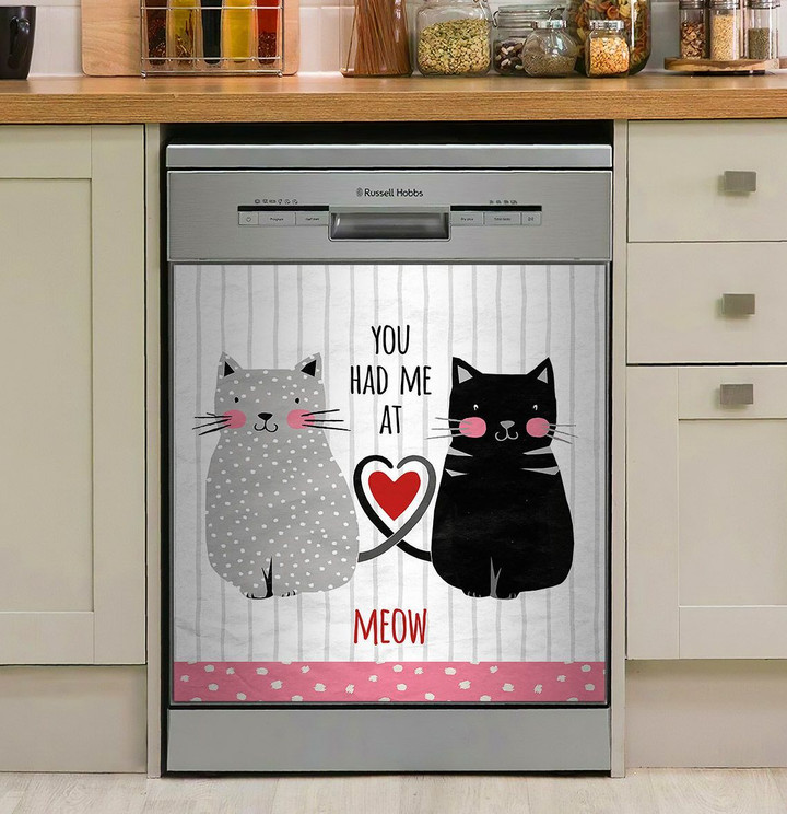 Cat Love You Had Me At NI2711063NT Decor Kitchen Dishwasher Cover