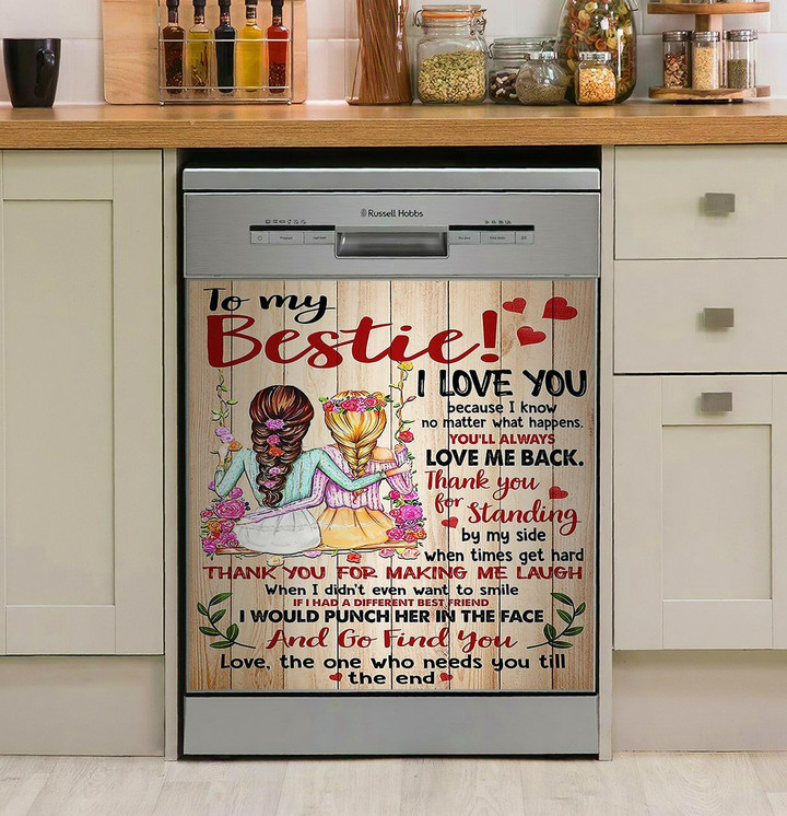 To My Bestie NI1412037DD Decor Kitchen Dishwasher Cover